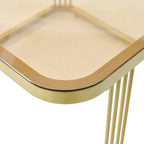 Tables basses gigognes avec roulettes, ensemble de 2