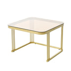 Tables basses gigognes avec roulettes, ensemble de 2