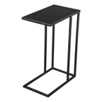 Table d'appoint abstraite en fer noir de 60 cm (43,2 cm x 60 cm x 28 cm)