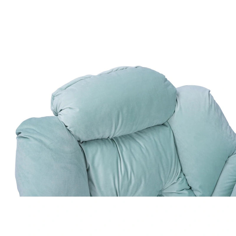Chaise longue rembourrée avec poche latérale