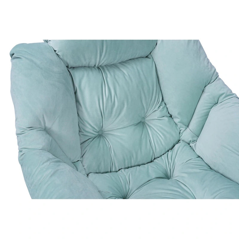 Chaise longue rembourrée avec poche latérale