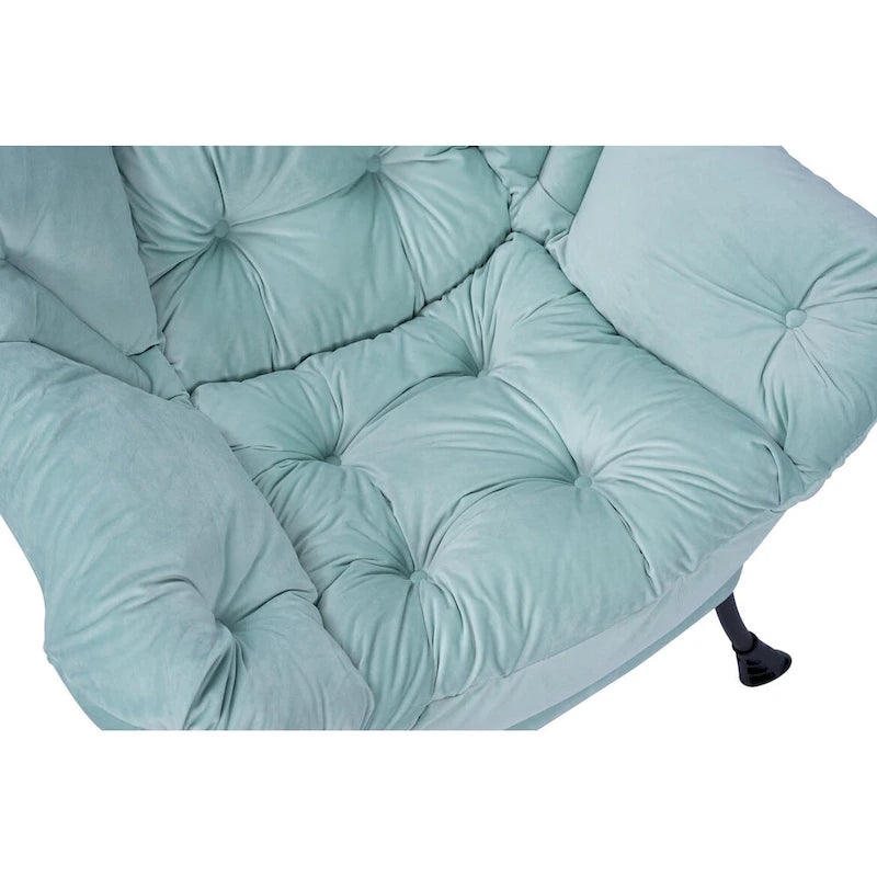 Chaise longue rembourrée avec poche latérale