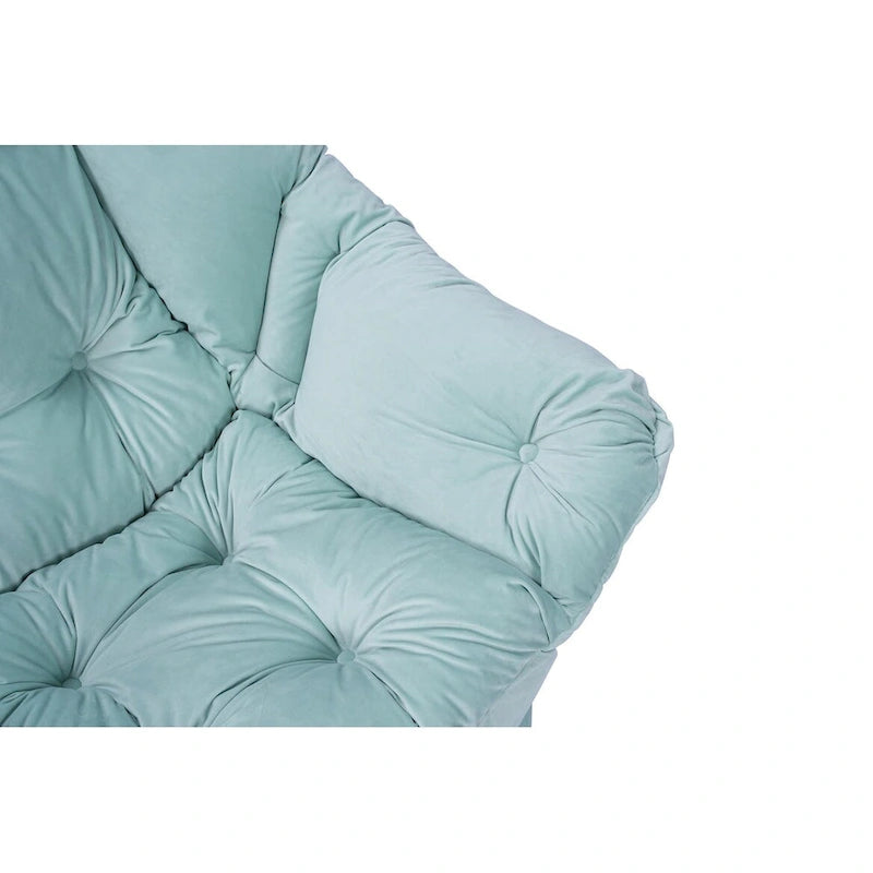 Chaise longue rembourrée avec poche latérale