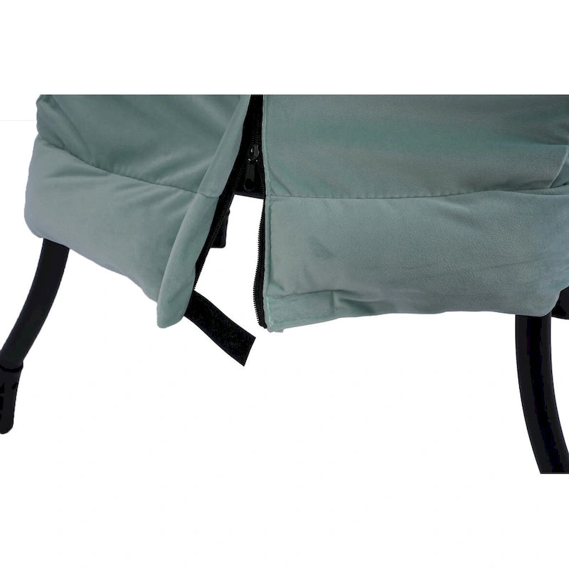 Chaise longue rembourrée avec poche latérale