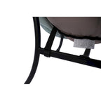 Chaise longue rembourrée avec poche latérale