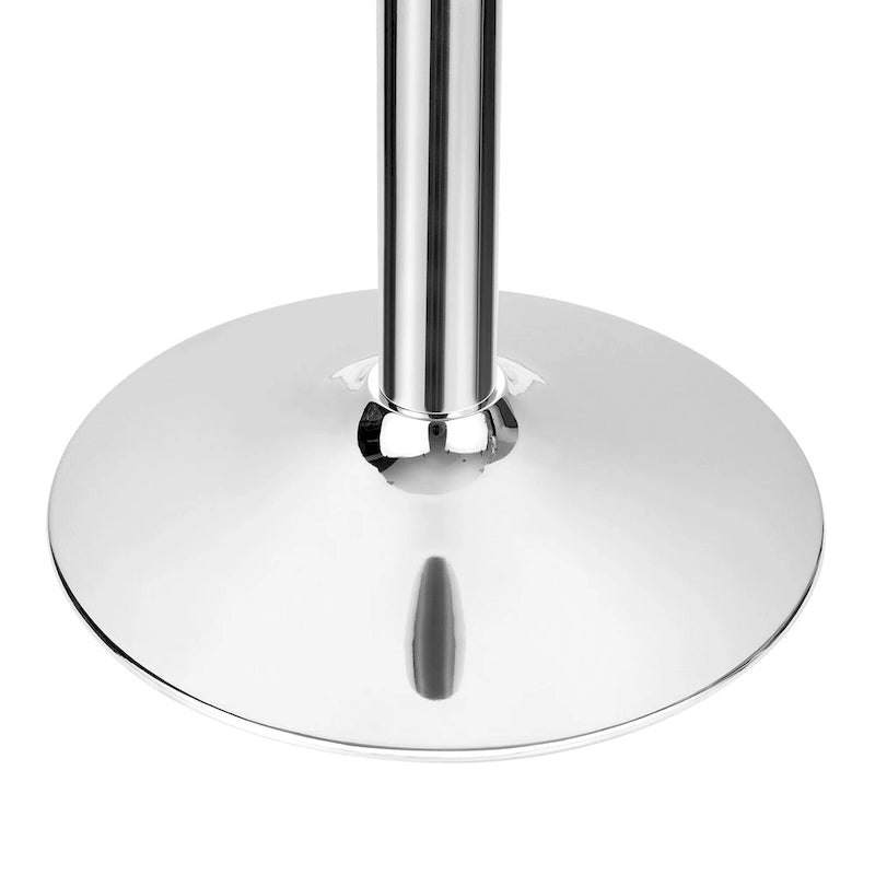 Table d'appoint en acrylique double couche en forme de C, 59,9 cm H x 40,1 cm l x 40,1 cm L