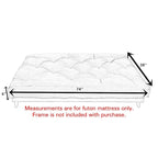 Matelas de futon double ivoire