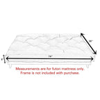 Matelas de futon double ivoire