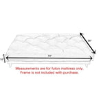Matelas de futon double ivoire