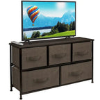 Commode 5 tiroirs avec coffre de rangement pour chambre et maison
