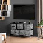 Commode 5 tiroirs avec coffre de rangement pour chambre et maison