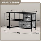 Commode 5 tiroirs avec coffre de rangement pour chambre et maison