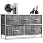 Commode 5 tiroirs avec coffre de rangement pour chambre et maison