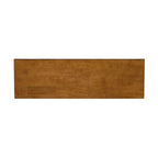 Banc en bois d'hévéa finition tabac