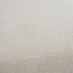Chaises de salle à manger en tissu naturel avec pieds en métal (Lot de 2)