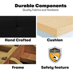 Canapé convertible avec protection anti-pincement – Canapé, chaise longue et lit double