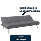 Canapé convertible avec protection anti-pincement – Canapé, chaise longue et lit double