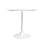 Table de café ronde Mid-Century Modern de 31,5 po