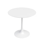 Table de café ronde Mid-Century Modern de 31,5 po
