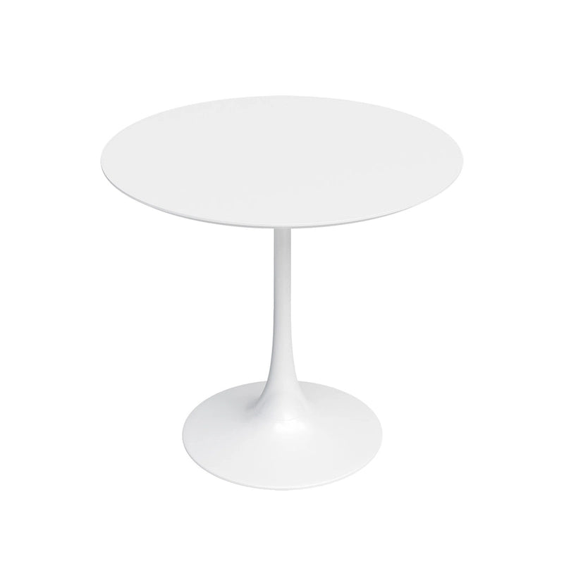 Table de café ronde Mid-Century Modern de 31,5 po