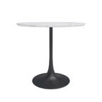Table de café ronde Mid-Century Modern de 31,5 po