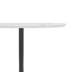 Table de café ronde Mid-Century Modern de 31,5 po