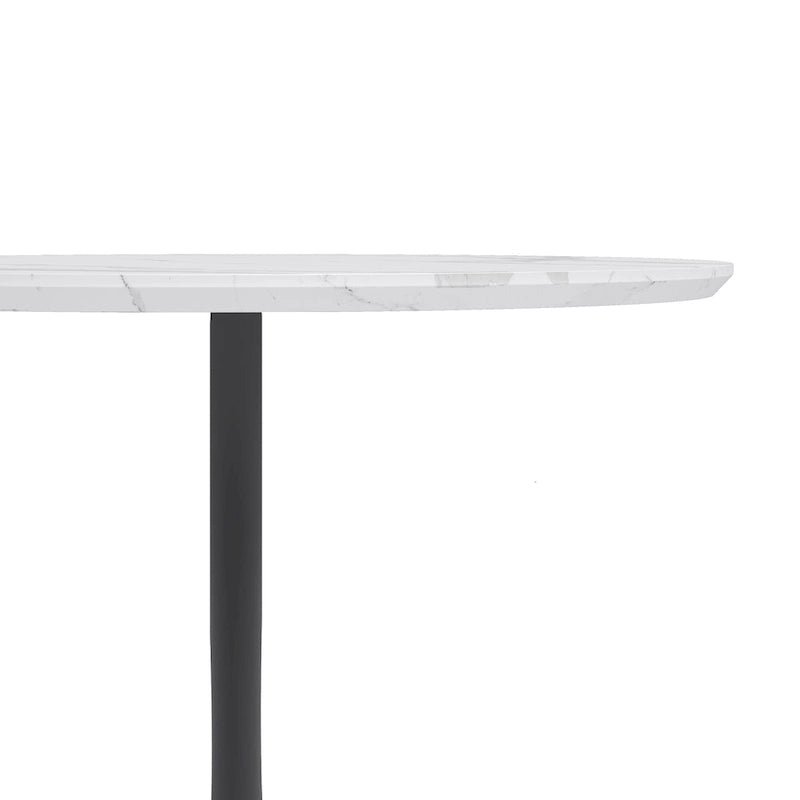 Table de café ronde Mid-Century Modern de 31,5 po