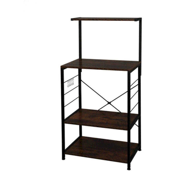 Étagère de Boulanger 4 Niveaux avec Étagères de Rangement pour Cuisine