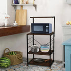 Étagère de Boulanger 4 Niveaux avec Étagères de Rangement pour Cuisine