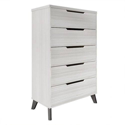 CraftPorch Chic and Vintage Wooden Chest with 5 drawers