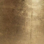 Table basse et table d'appoint rondes en verre et en bois "Modern Glam"