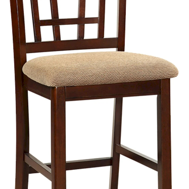 Ensemble de 2 chaises de salle à manger hauteur comptoir avec sièges rembourrés