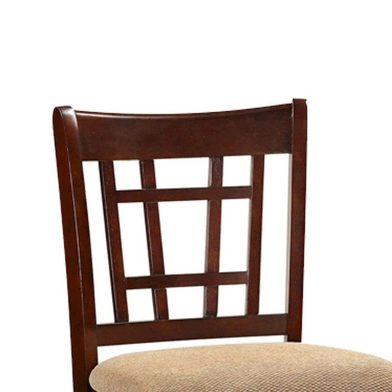 Ensemble de 2 chaises de salle à manger hauteur comptoir avec sièges rembourrés
