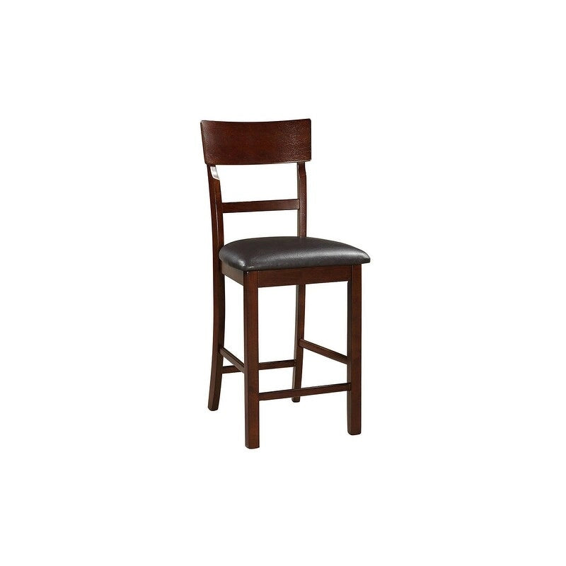 Ensemble de 2 chaises de salle à manger hauteur comptoir avec sièges rembourrés