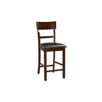 Ensemble de 2 chaises de salle à manger hauteur comptoir avec sièges rembourrés