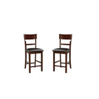 Ensemble de 2 chaises de salle à manger hauteur comptoir avec sièges rembourrés