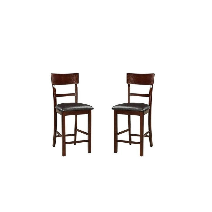 Ensemble de 2 chaises de salle à manger hauteur comptoir avec sièges rembourrés