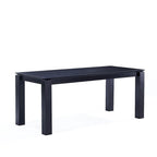 Table à manger rectangulaire en bois massif, 180 cm, 8 places