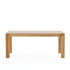 Table à manger rectangulaire en bois massif, 180 cm, 8 places