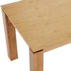 Table à manger rectangulaire en bois massif, 180 cm, 8 places