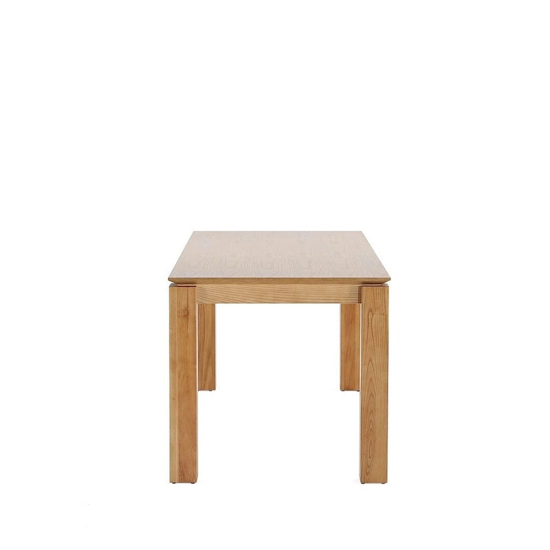 Table à manger rectangulaire en bois massif, 180 cm, 8 places