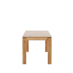 Table à manger rectangulaire en bois massif, 180 cm, 8 places
