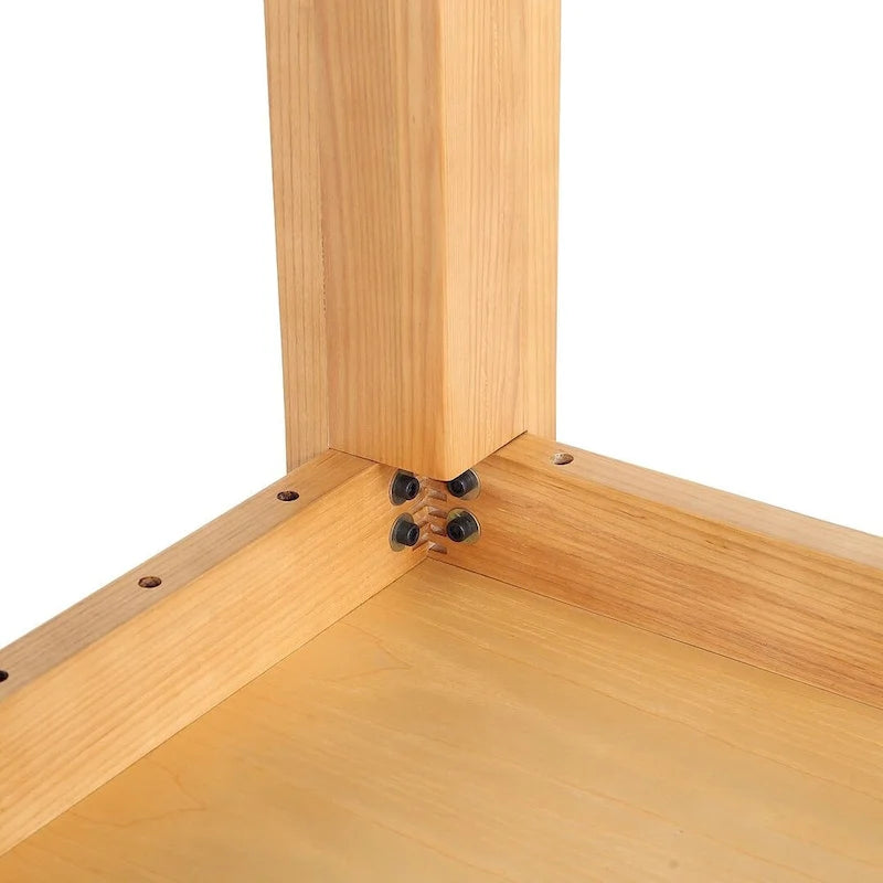 Table à manger rectangulaire en bois massif, 180 cm, 8 places