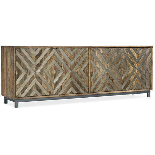 Four-Door Entertainment Console - 86W x 30H x 18D