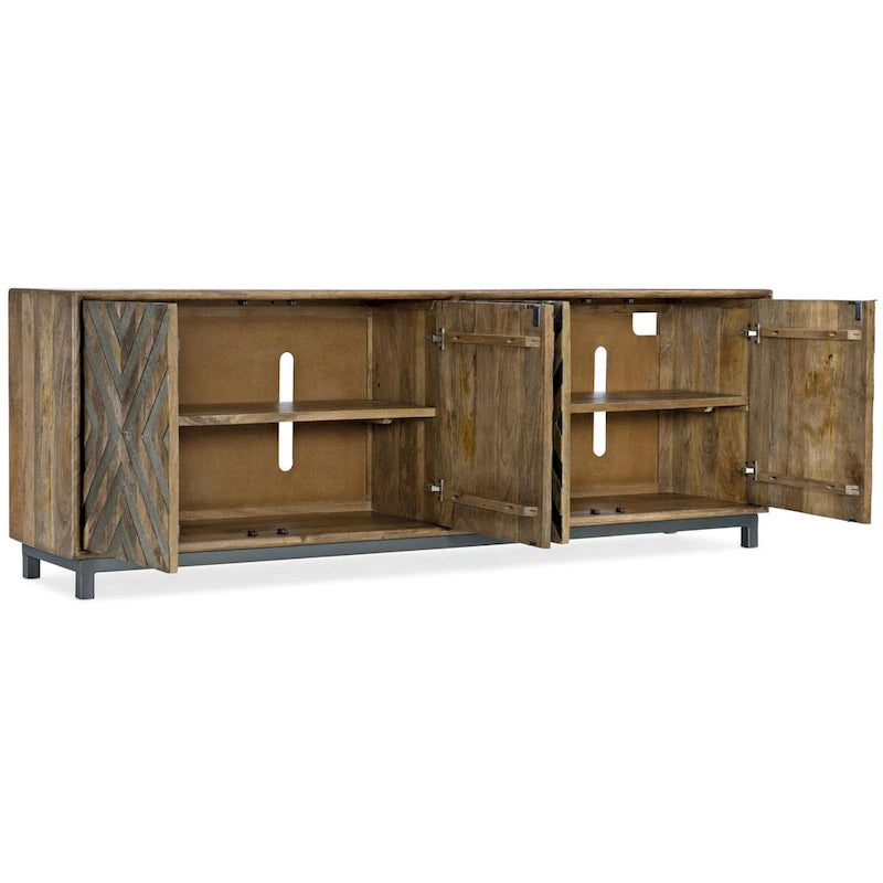 Meuble TV 4 portes - 86L x 30H x 18P