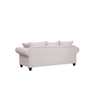 Canapé en lin traditionnel